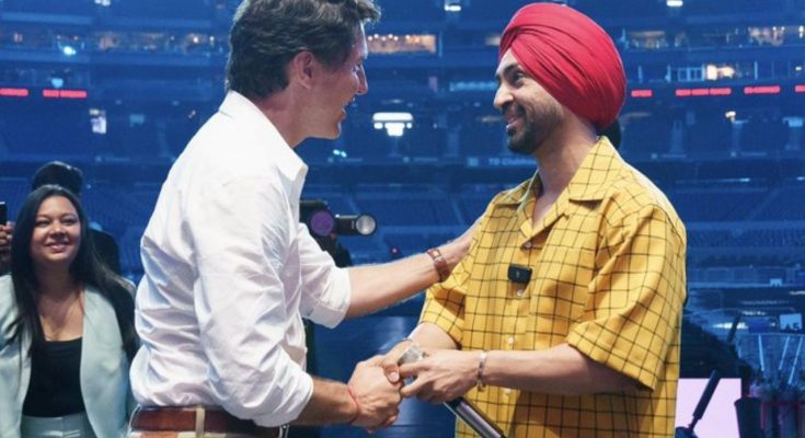 Diljit Dosanjh Gets Surprise Visit from PM Justin Trudeau at Toronto Concert